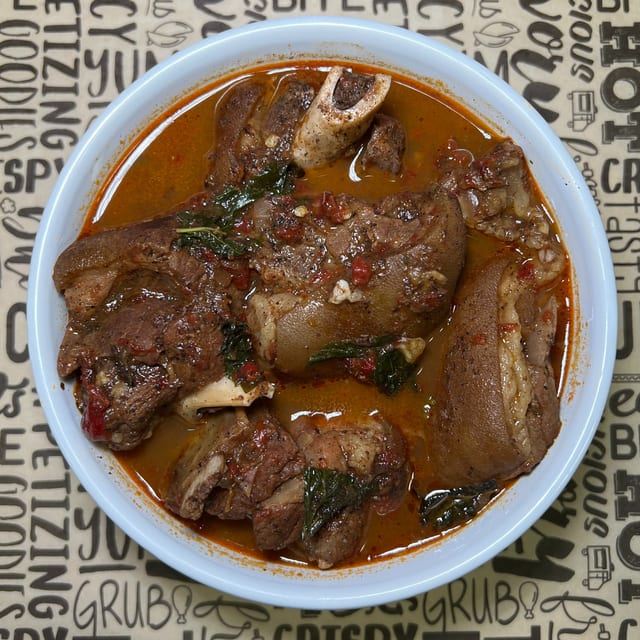 Goat Meat Pepper Soup.